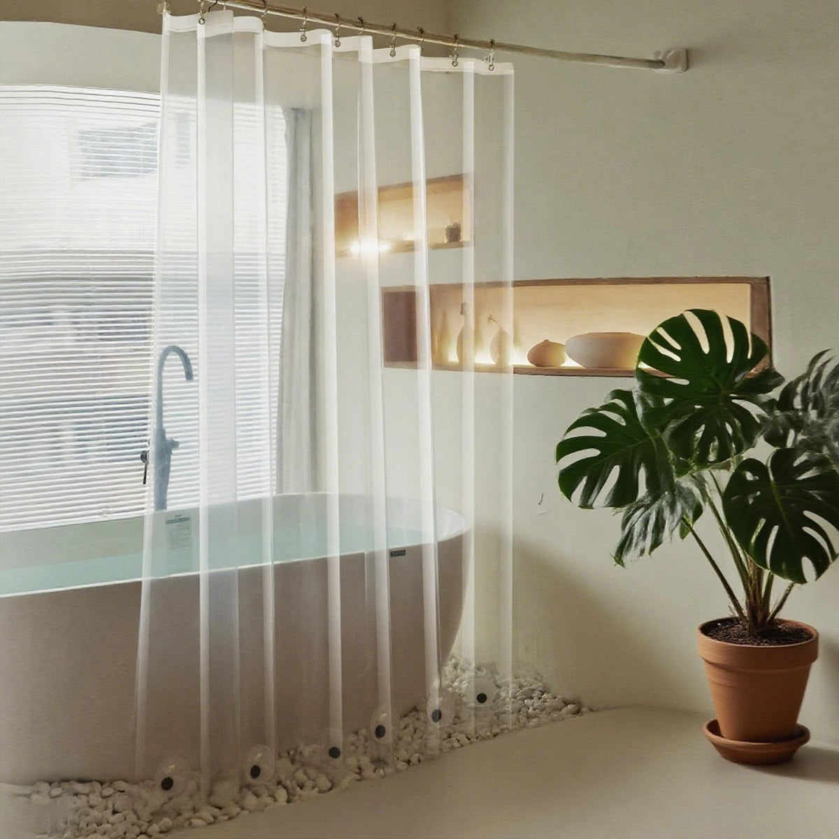 74 Inch Shower Curtain Liner for (Pack of 1)