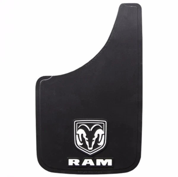 2PC Mud Flaps Splash Guard for RAM Dakota - White Logo 9X15