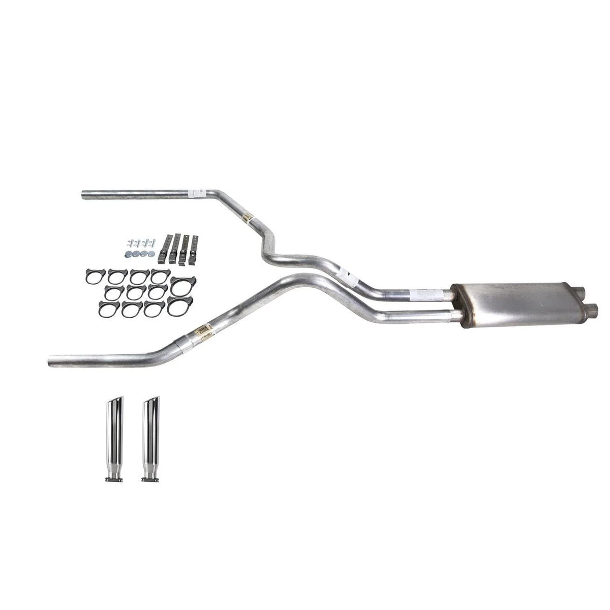 Dual Exhaust Pipe for Titan 04-05 (2.5" Stainless Muffler RC Tip)