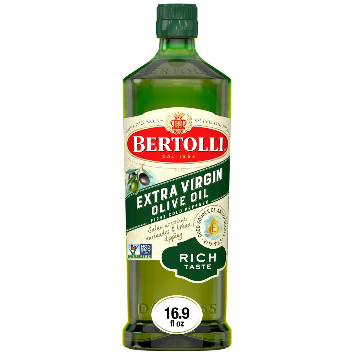 Extra Virgin Olive Oil Cold Pressed Fruity Flavor 16.9 oz