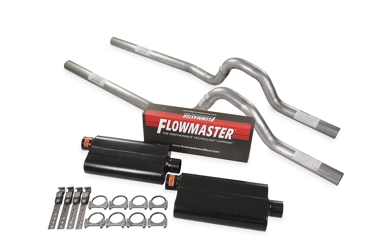 Dual Exhaust Kit 2.5" Flowmaster 50 Series for GM C/K 20 3/4 Ton (1981–1987)