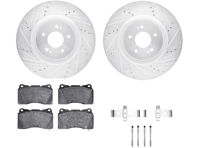Brake Pad and Rotor Kit for Mitsubishi Lancer (12219PRWD)