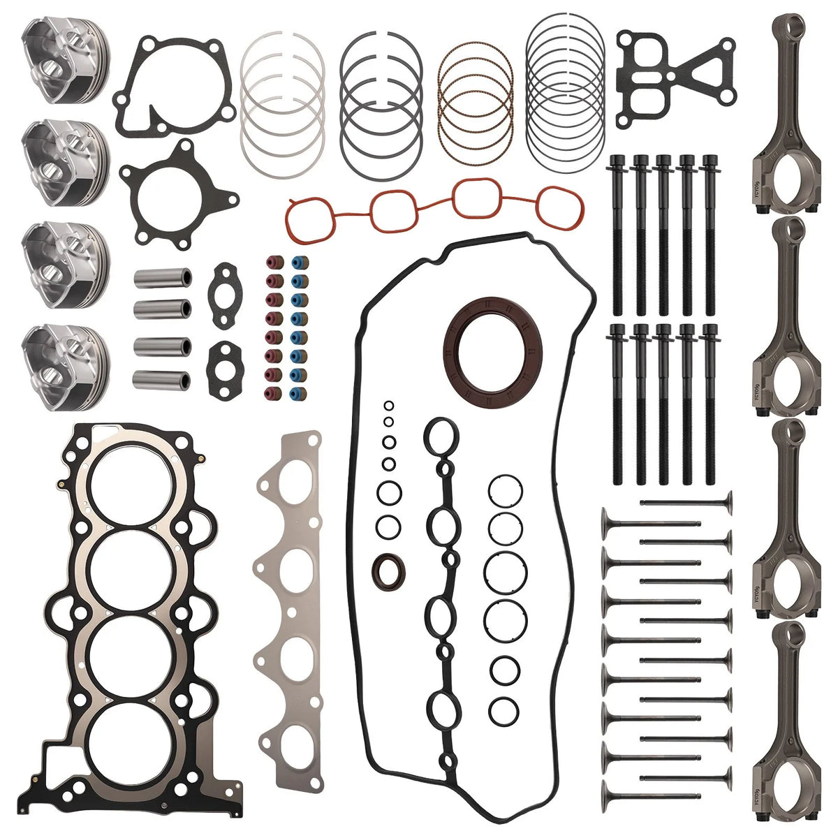 Cylinder Head Set for Hyundai Accent Veloster Kia Rio Soul 1.6L (2012–2019)