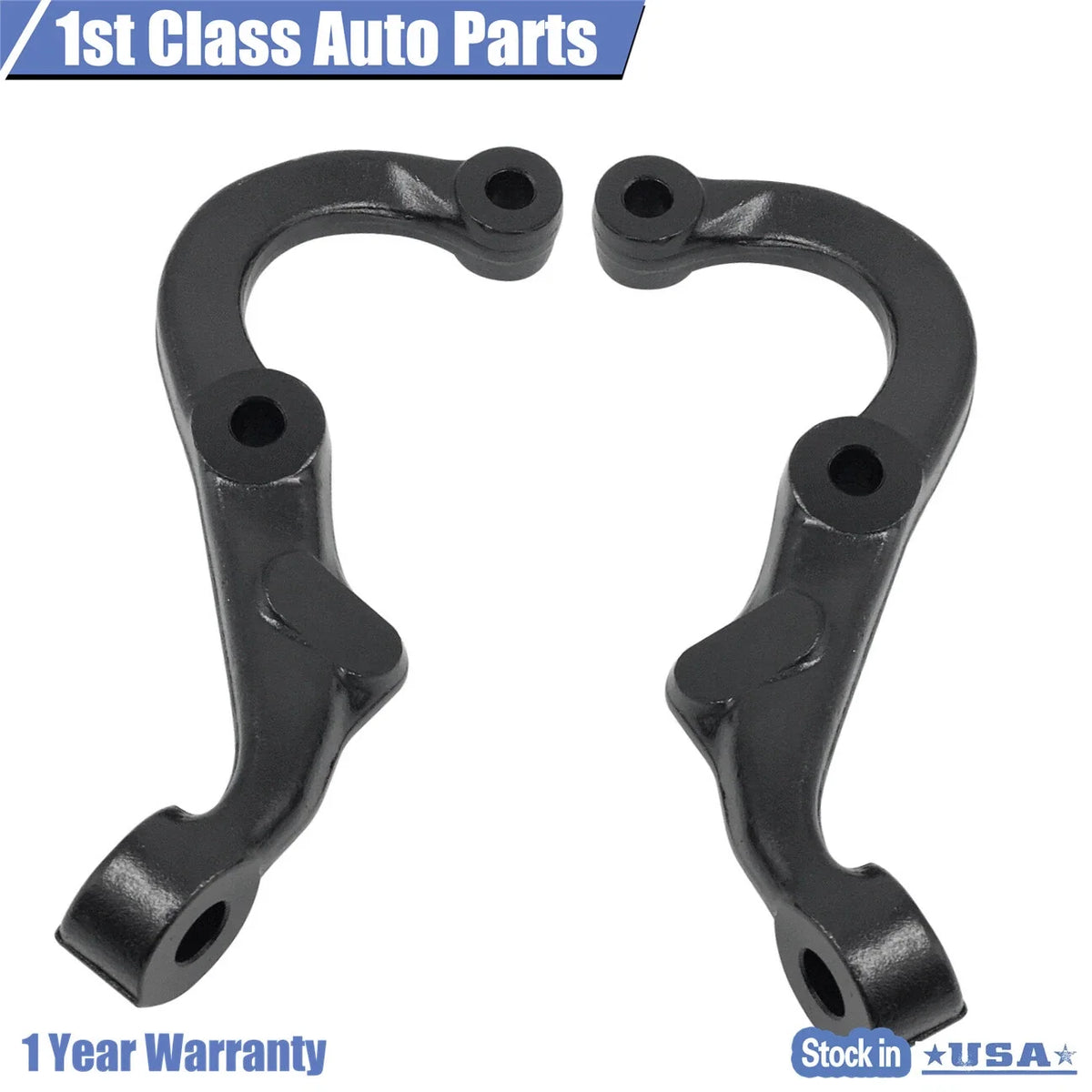 Set of 2 Steering Arms for Camaro & Nova (1967–1974) with Disc Brakes