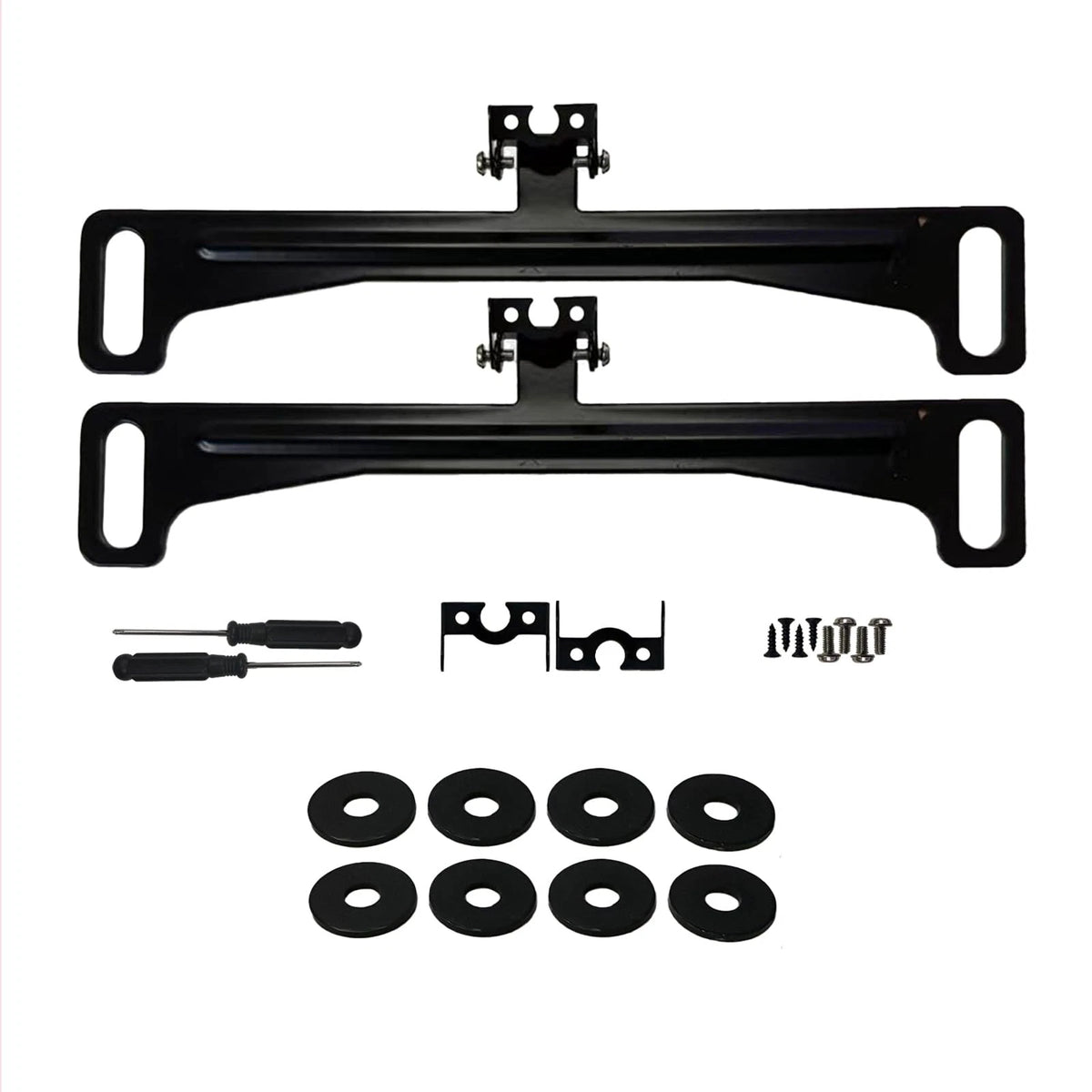 2X Backup Camera License Plate Mount for Universal Cars (No-Drill)