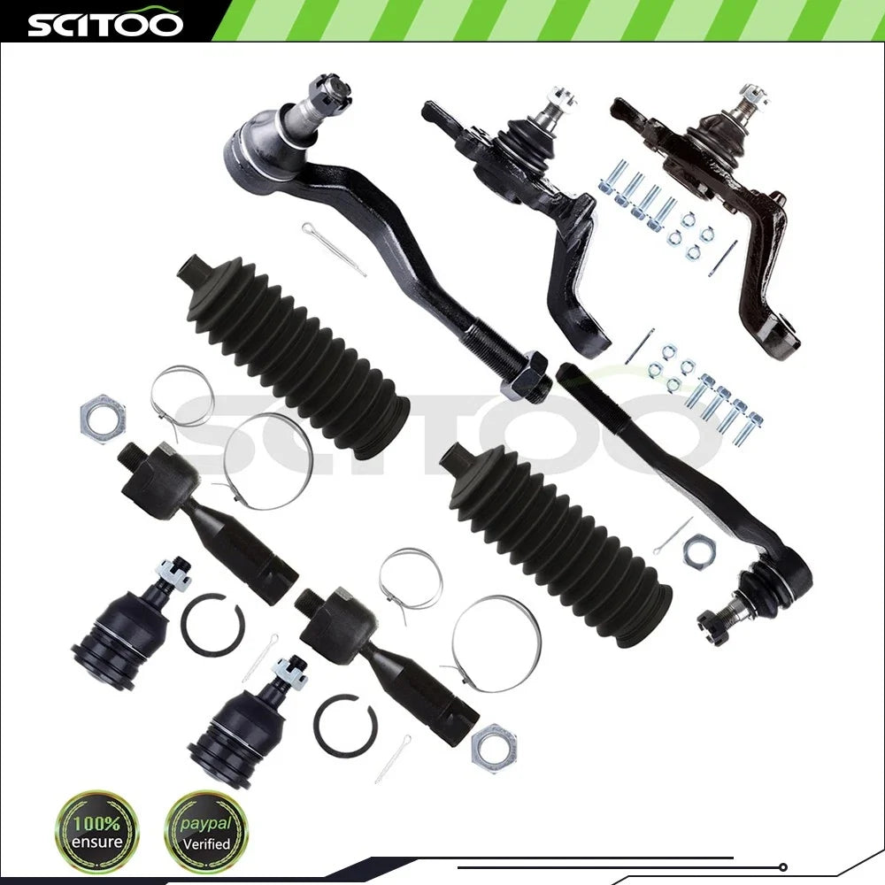 Set of 12 Front Lower Tie Rod End Ball Joint Kit for Honda Accord (2008–2012)