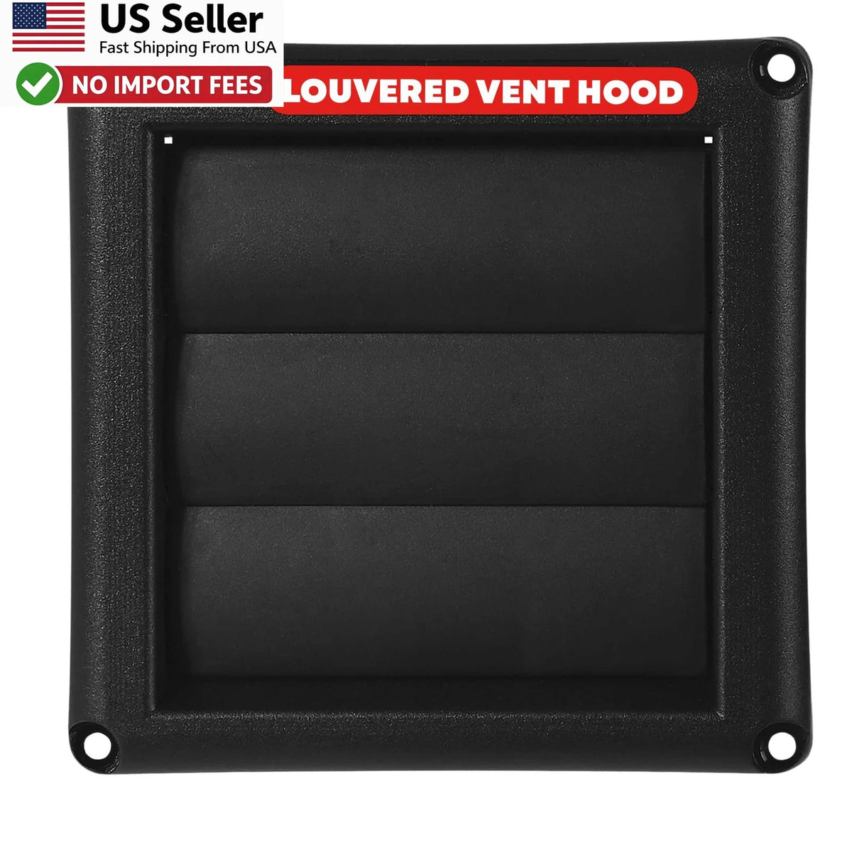 4" Outdoor Dryer Vent Cover for (UV Resistant)