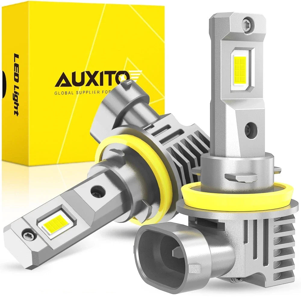 AUXITO H11 LED Headlight Bulb Kit 6500K White 60000LM High/Low Beam