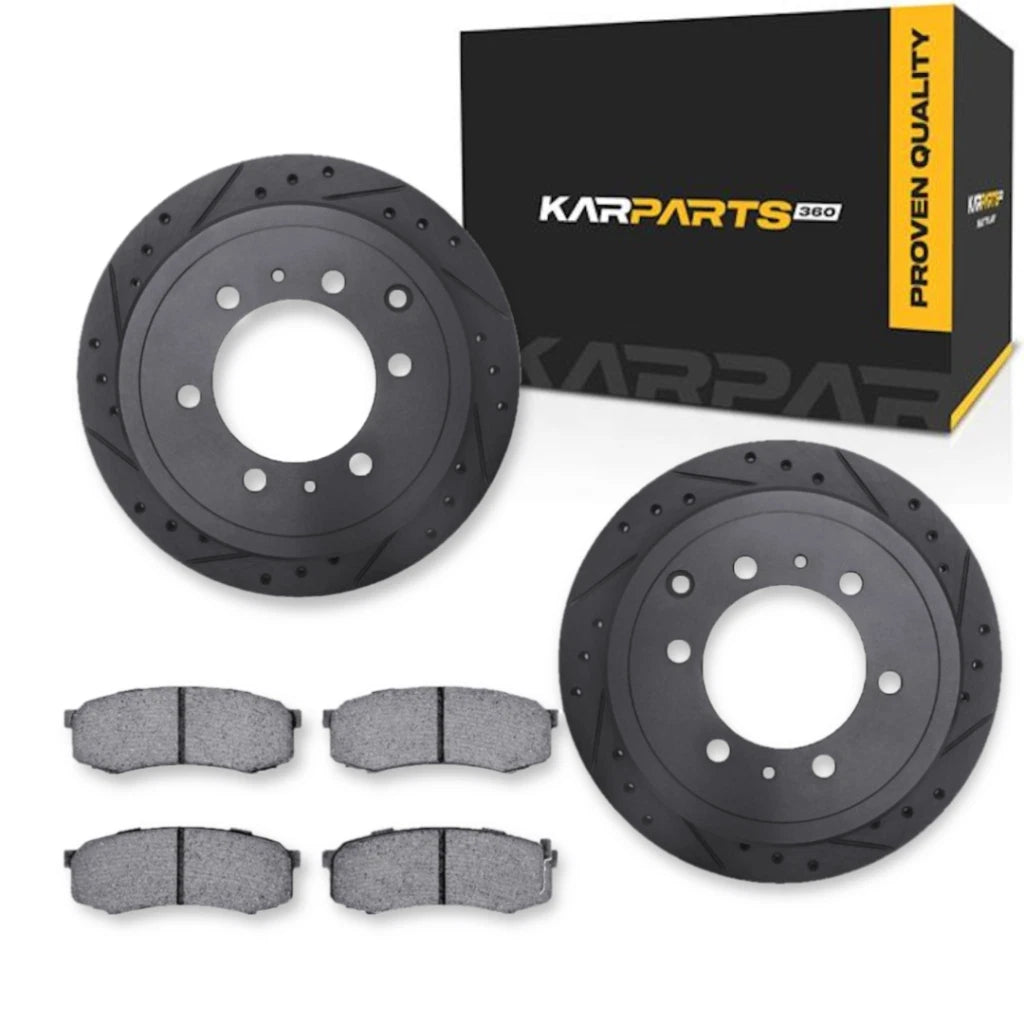 Brake Rotor Set for Toyota Land Cruiser (1993–1997) ALX-PAU-DF-8512-76098-CLA2