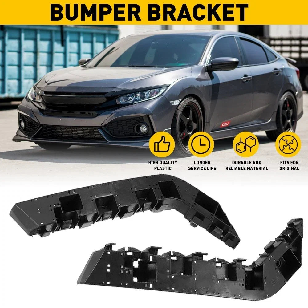 Front Bumper Bracket Set of 2 for Honda Civic Sedan (2016–2019) PY