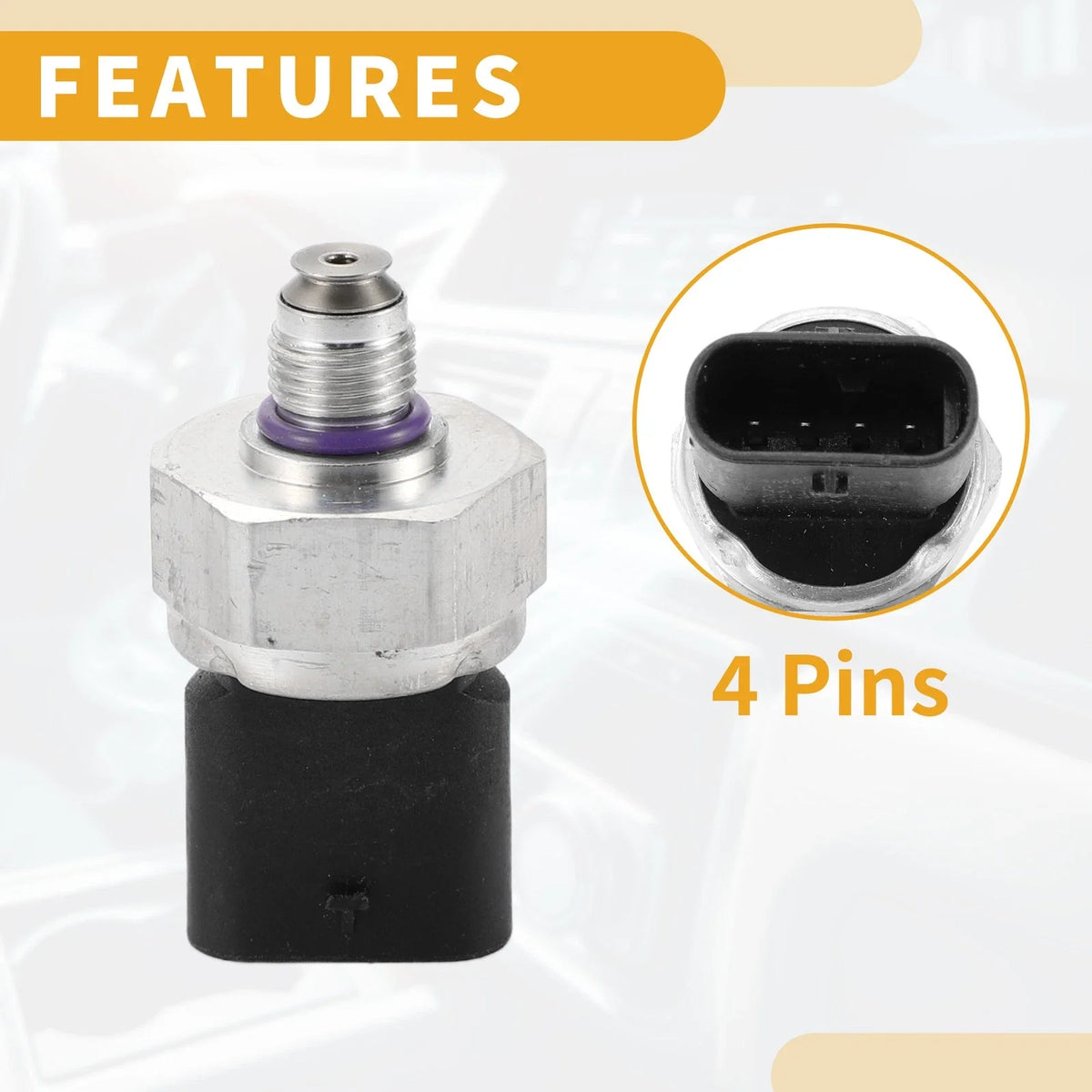 A/C Pressure Switch Sensor for Audi Q7 (2015–2019) 1 Pcs