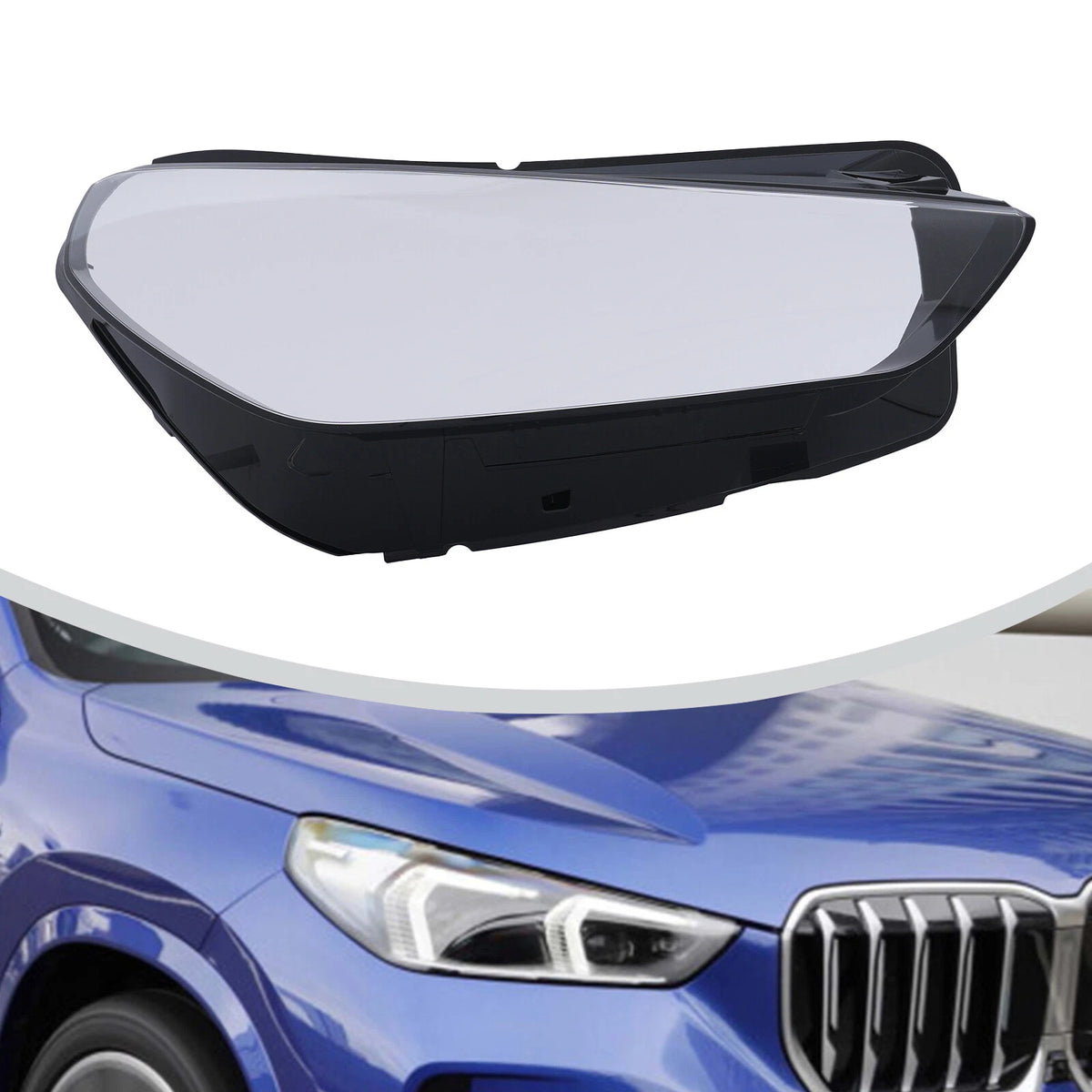 Right Side Headlight Lens Cover for BMW X1 (2023–2024)