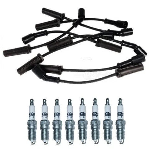 Set of 8 ACDelco Rapidfire Spark Plugs & Ignition Wire Set for Suburban 1500