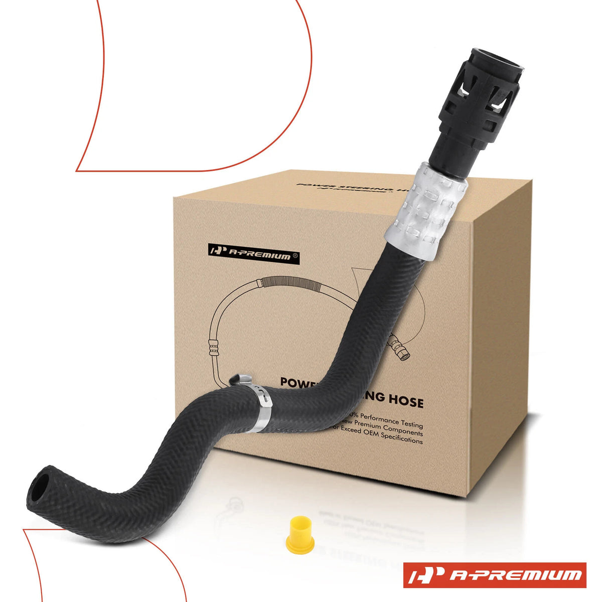 Power Steering Return Line Hose Assembly for BMW X3 E83 (2004–2006) 32413423919, 3404730