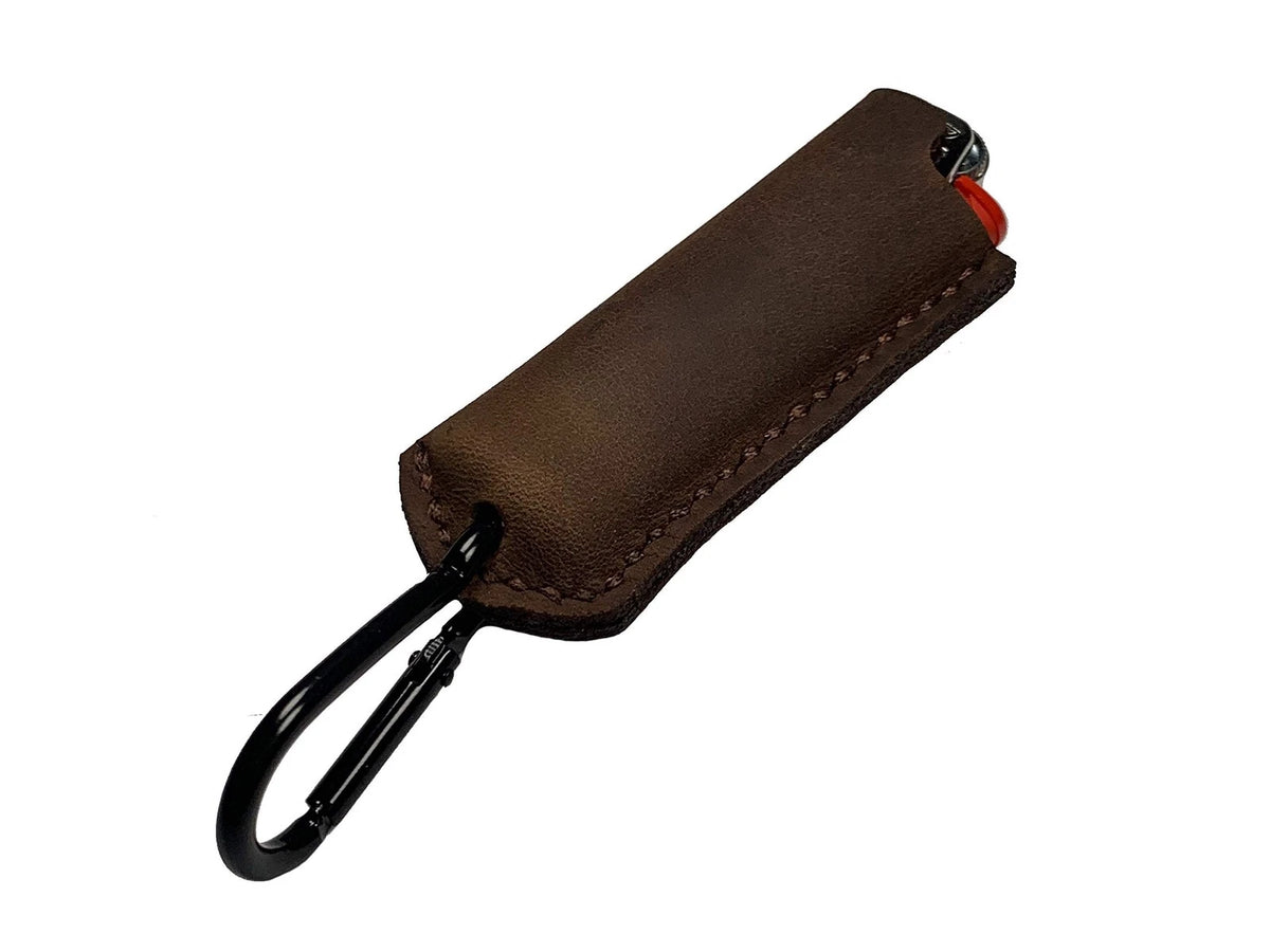 2 Piece Leather Case for Standard Size BIC Lighters