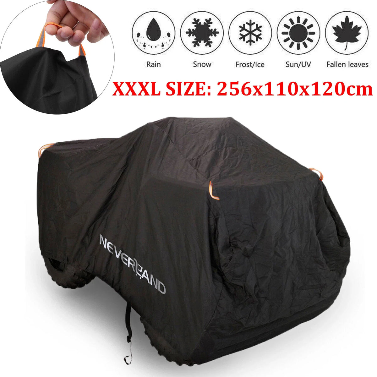 Waterproof ATV Cover for Arctic Cat Alterra 450 (Rain Dust UV Protection)