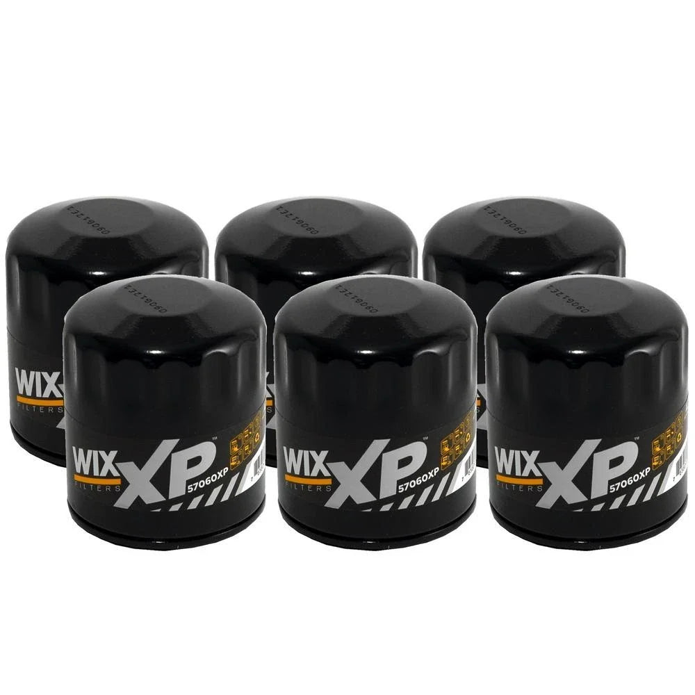Set of 6 Wix 57060XP Engine Oil Filters for (Spin-On)