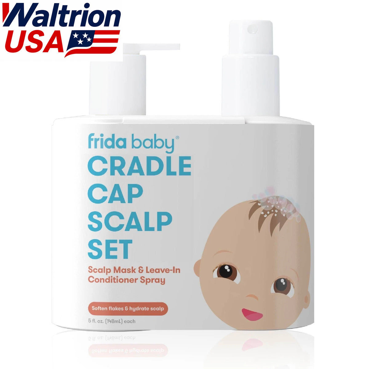 Cradle Cap Treatment Shampoo & Scalp Spray Kit for Infants