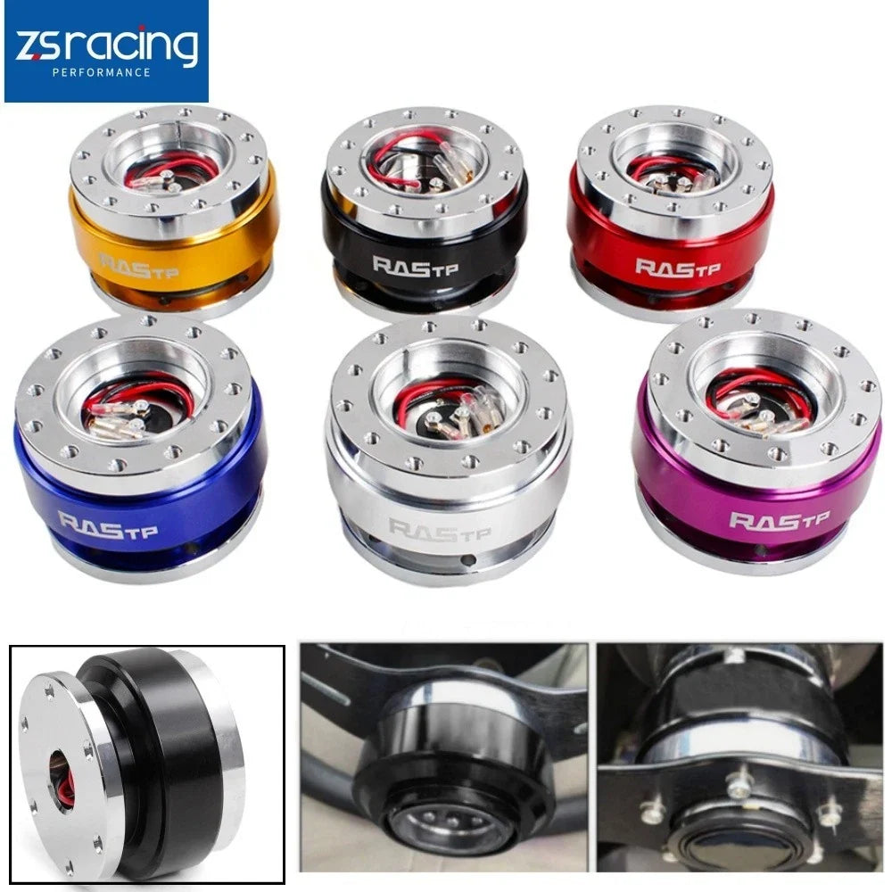 6-Hole Quick Release Steering Wheel Hub Adapter Snap Off Kit Universal