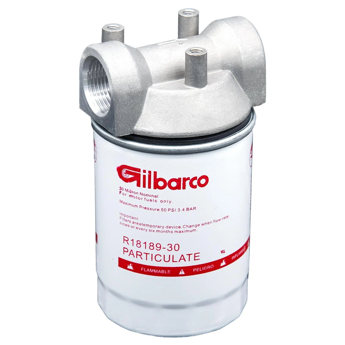 Fuel Filter Housing for Spin-on Transfer Canister (3/4 Inch NPT)