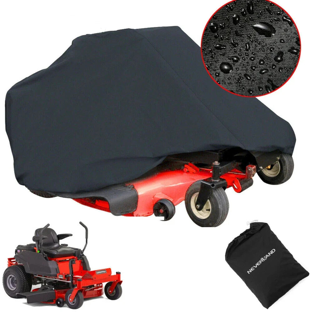 Waterproof 82" Riding Zero Turn Lawn Mower Cover for Outdoor Protection