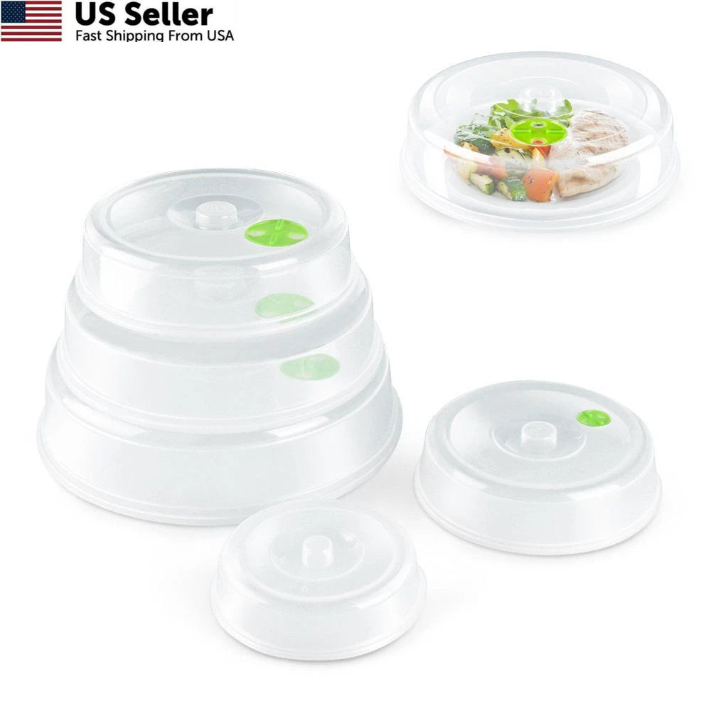 Microwave Plate Covers Set of 5 for Flexzion