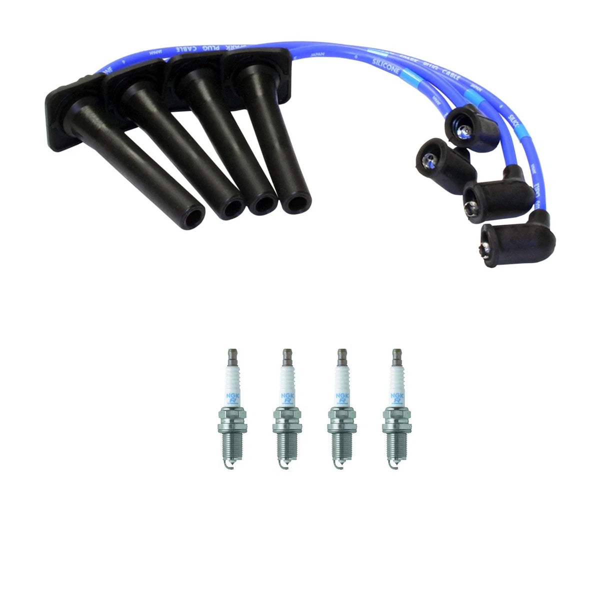 NGK 7mm Wire Set for Mazda Protege 1.8 (1995–2002)