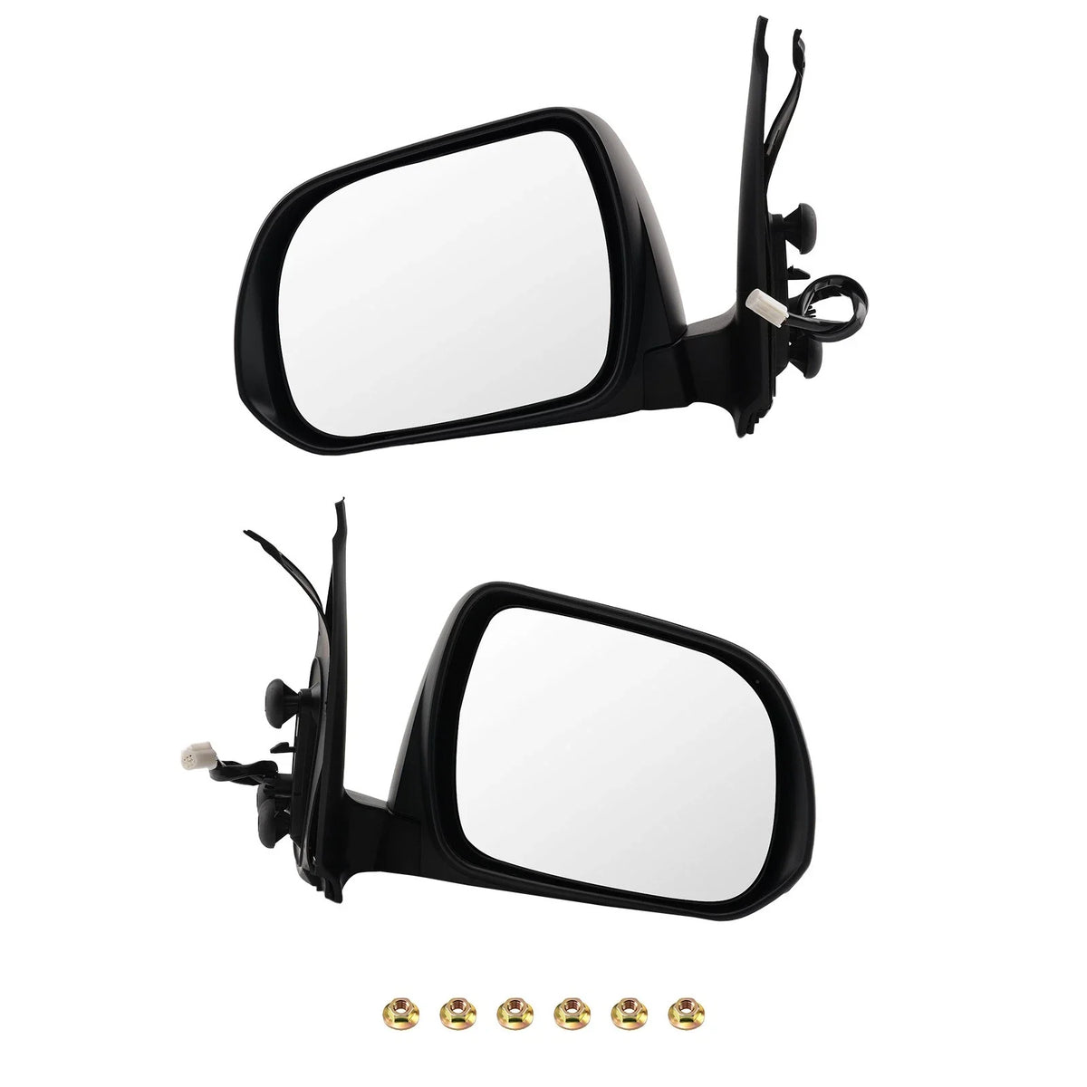Power Side Mirror Set for Toyota Tacoma (2012–2015) Textured Black