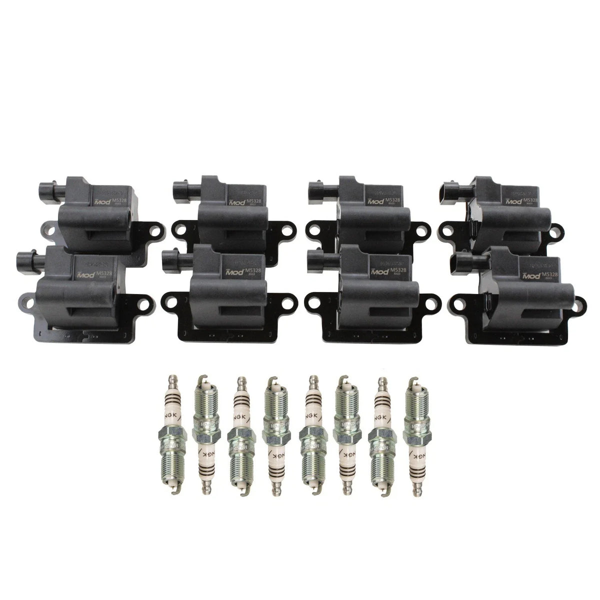 Set of 8 NGK Iridium Spark Plugs for Express 3500, Yukon XL 2500 (2003–2023)