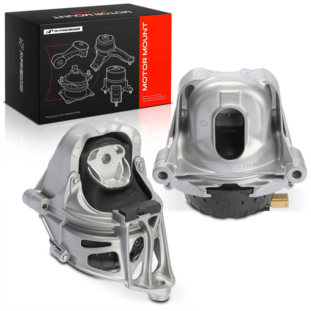 2X Engine Motor Mount for Audi A4 A4 allroad (2017–2020) Q5 Q7 (2018–2024)