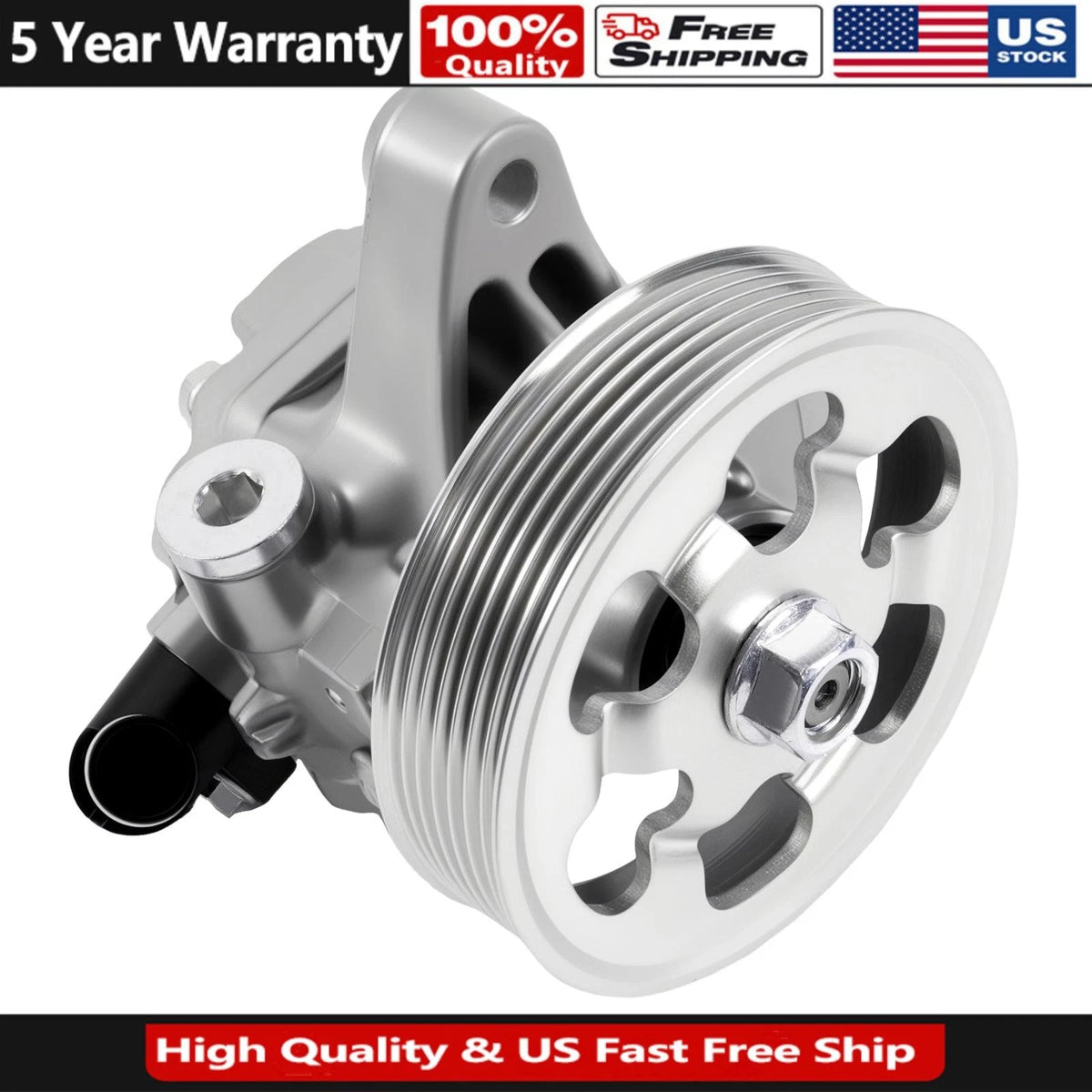 21-116 Power Steering Pump w/ Pulley for Acura RDX (2007–2012)