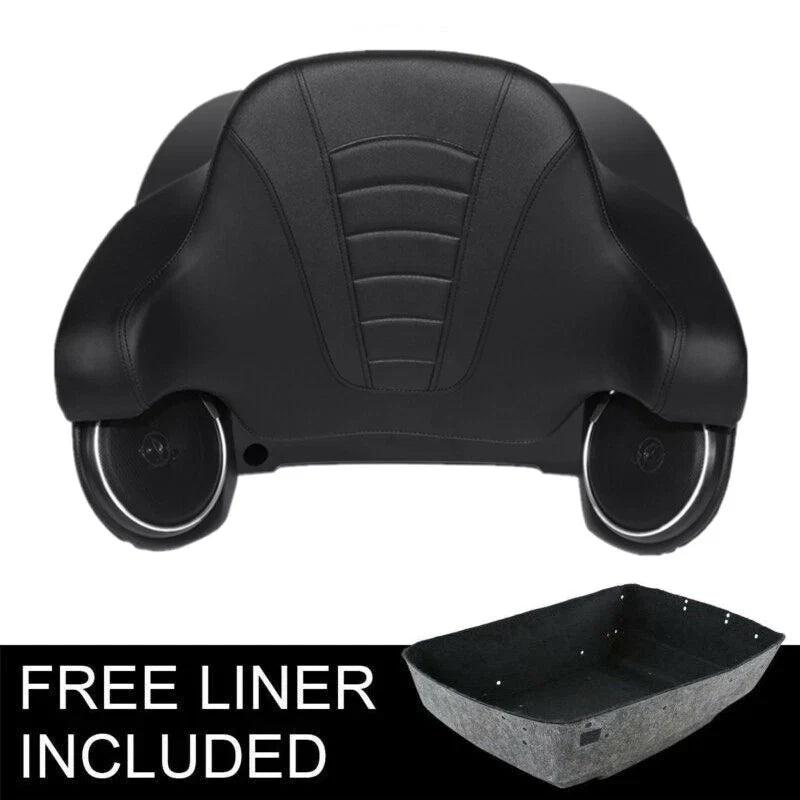 King Trunk Backrest with Speakers for Harley Touring Street Road Glide (2014–2026)