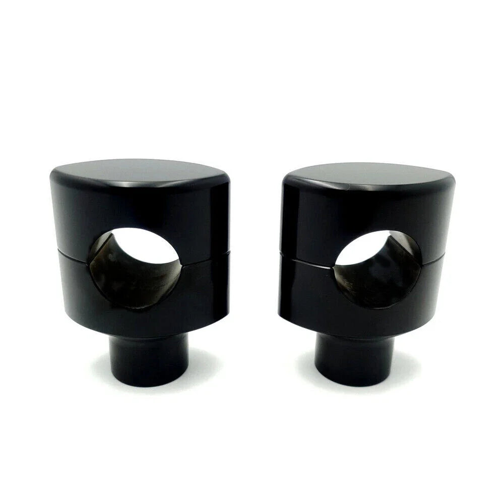 2'' Black Handlebar Risers Clamp for Harley Road Glide, Road King