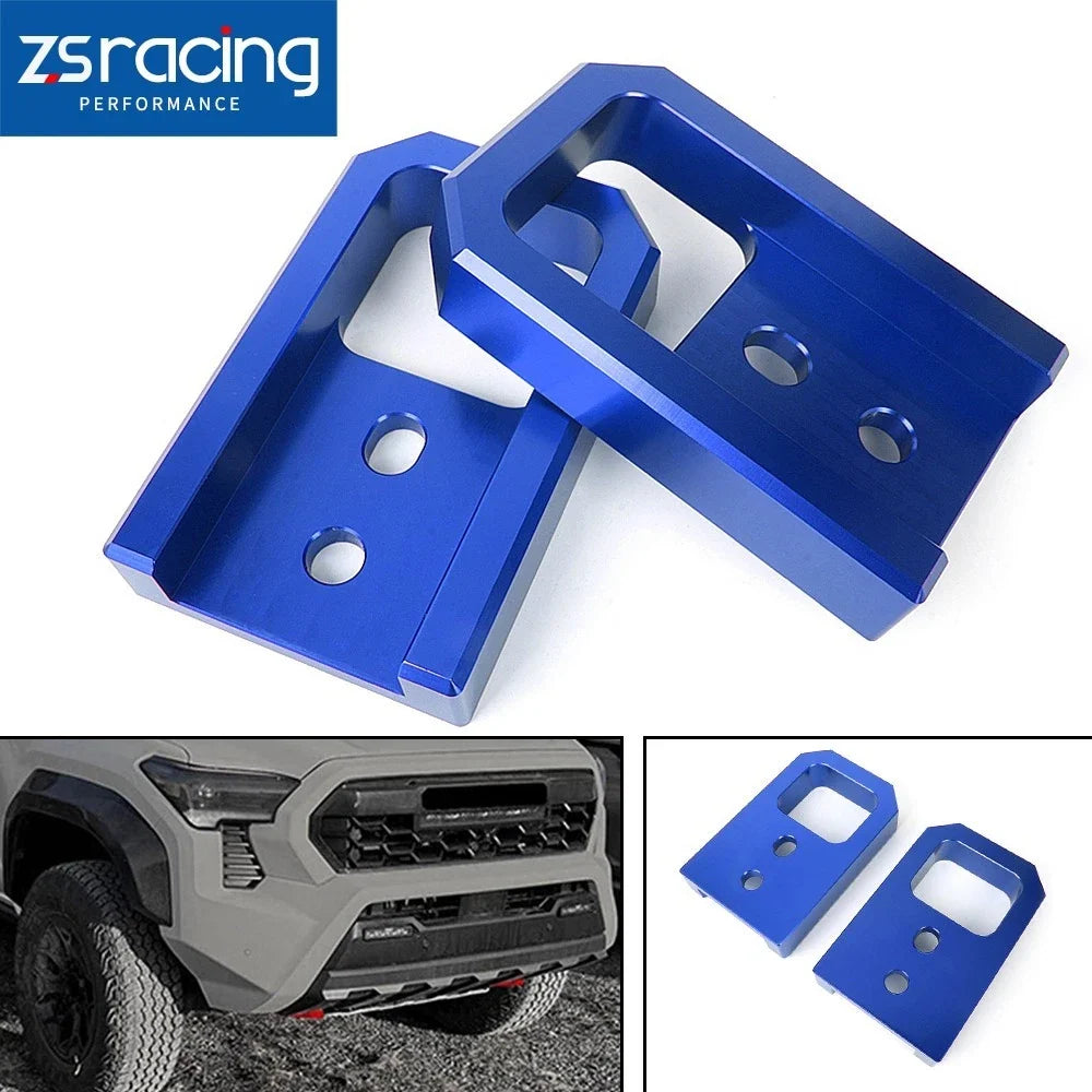 2X Front Tow Hooks for Tacoma (2024–2026) 4Runner (2025–2026) Blue
