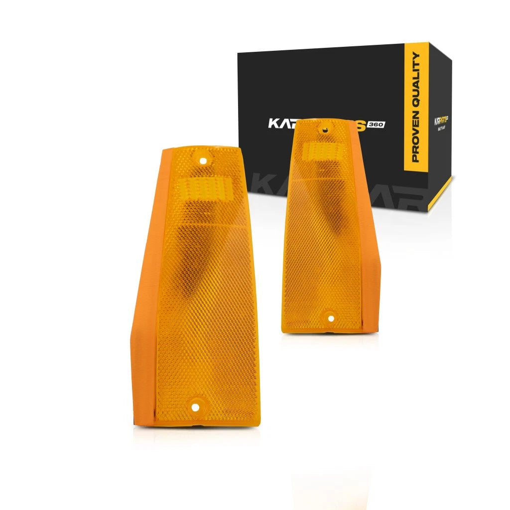 Set of 2 Turn Signal Lights for Jeep Comanche (1990–1992) MLX-PAIR-SHE075-170L-CL360A51, CH2550113