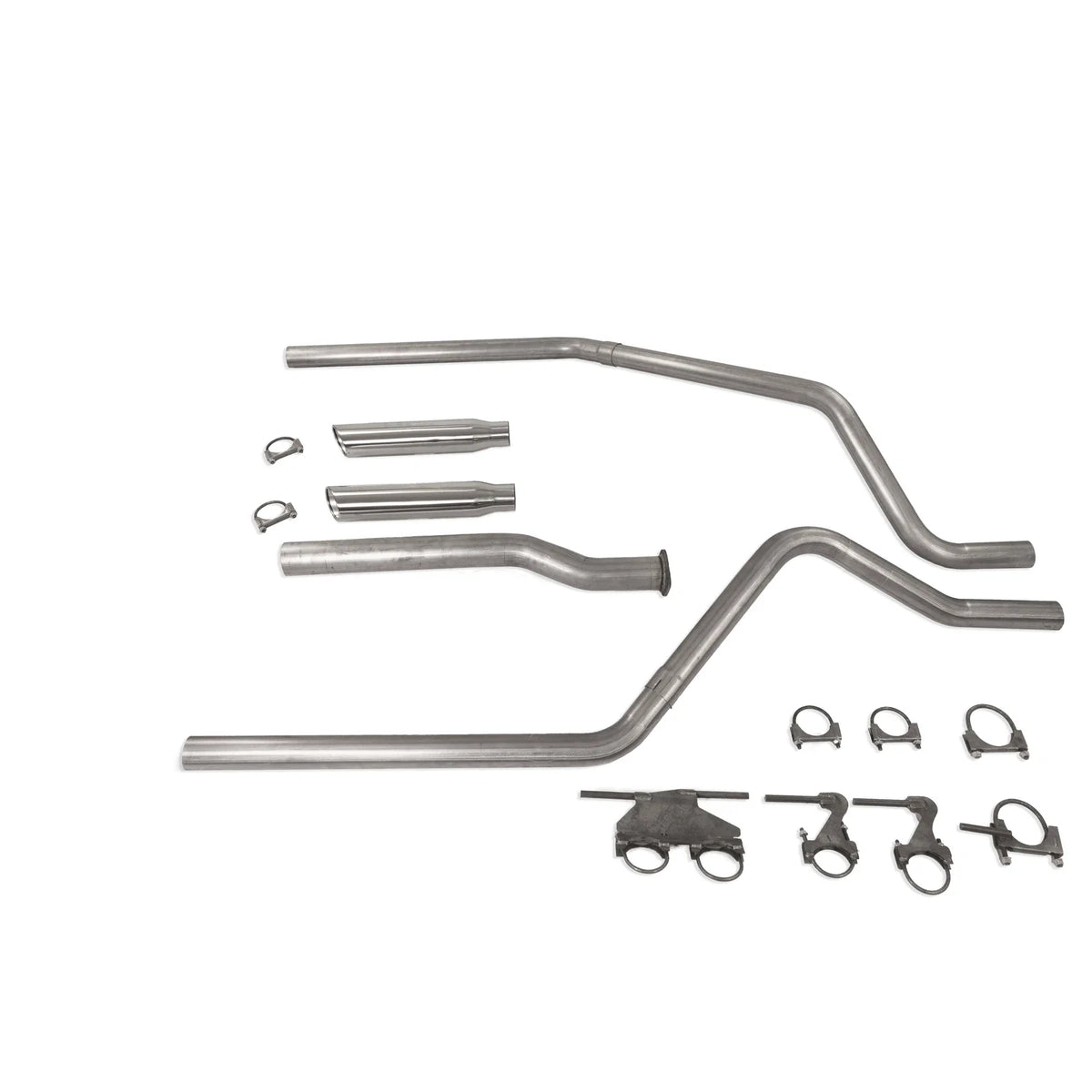 2.5" Dual Exhaust Kit for Dodge Ram 1500 (2019–2025) Rolled Tip