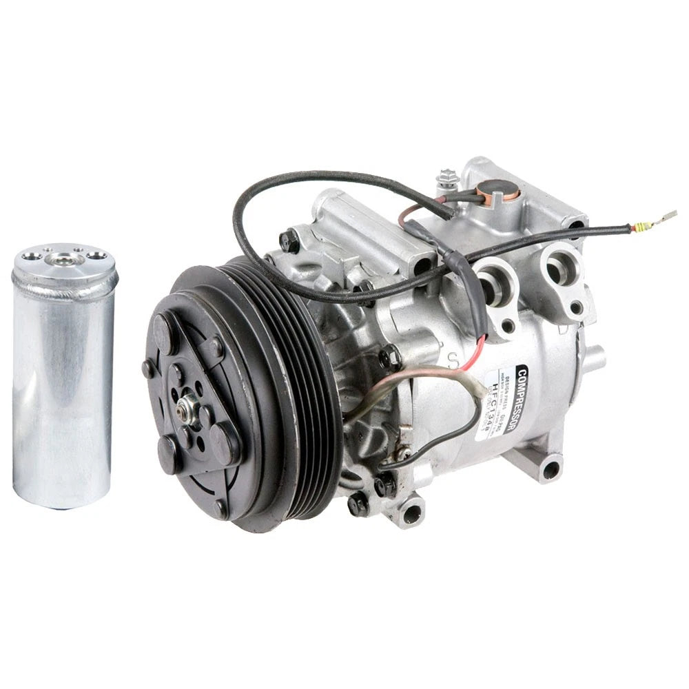 AC Compressor w/ A/C Drier for Honda Insight (2000–2006) 60-89500R2, 1010671