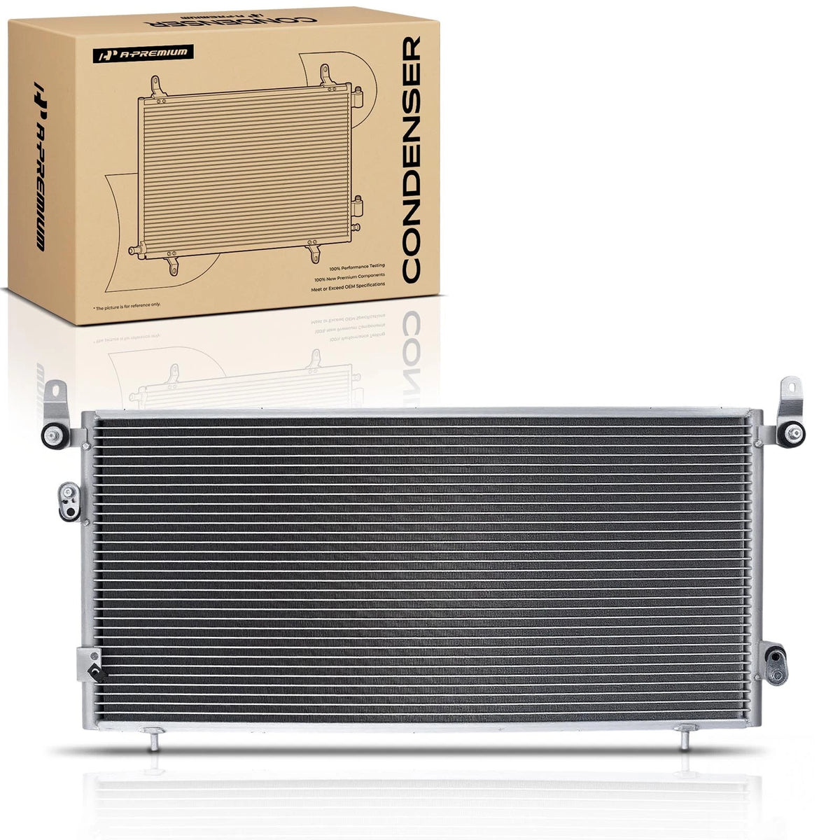 A/C Condenser w/ Bracket for Toyota Tundra (2000–2005) 884600C050, 3296