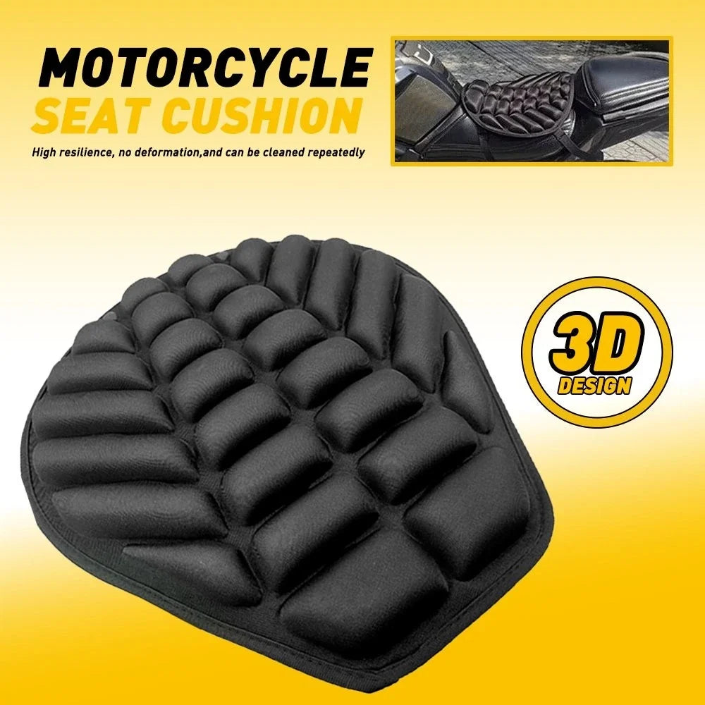 3D Comfort Gel Motorcycle Seat Cushion Cover for Universal Models