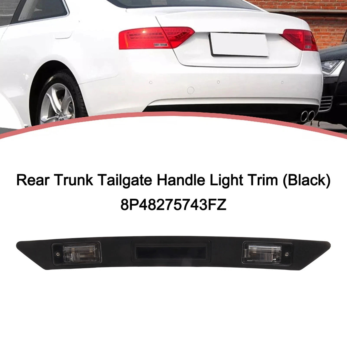 License Plate Light Trim for Compatible Vehicles (2004–2012)