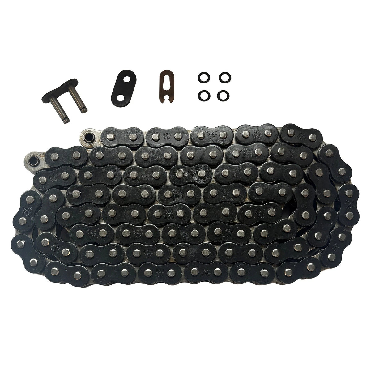 Black 525x108 O-Ring Drive Chain for Aprilia Shiver 750 (2007–2016) FS-525-OBLK-108aaaaaa