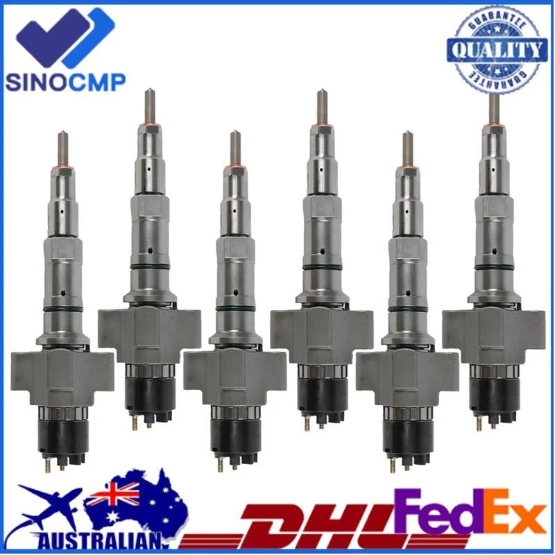 6PCS Diesel Fuel Injector for Cummins ISL9 QSL9 CM2350 QSB3.3 Engine