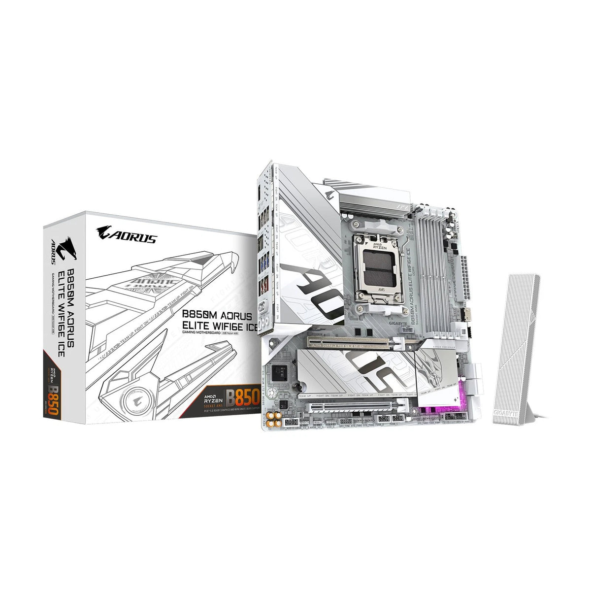 GIGABYTE B850M AORUS ELITE WIFI6E AMD AM5 mATX Motherboard (2023)