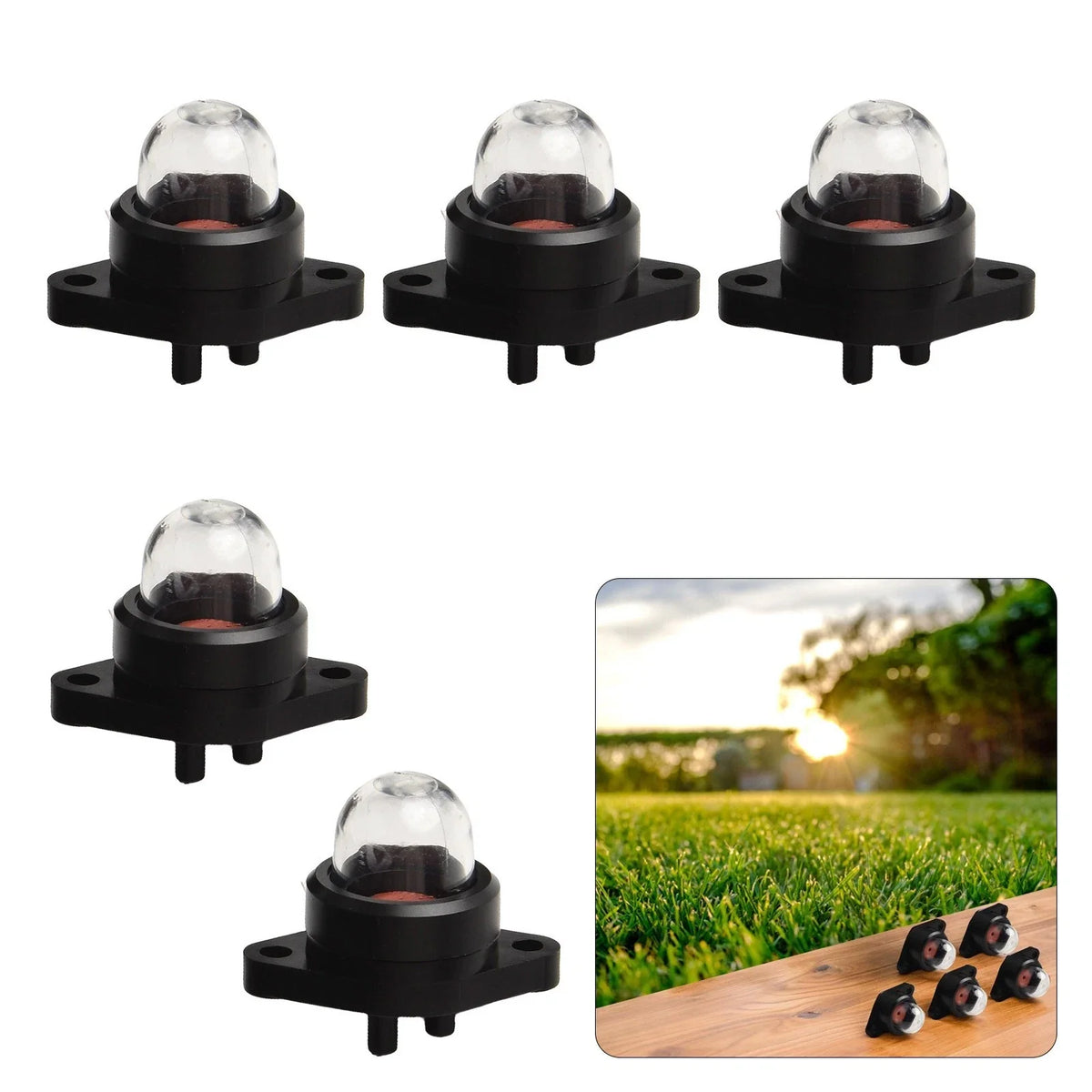 5X Replacement Carburetor Bulbs for Poulan Chainsaws