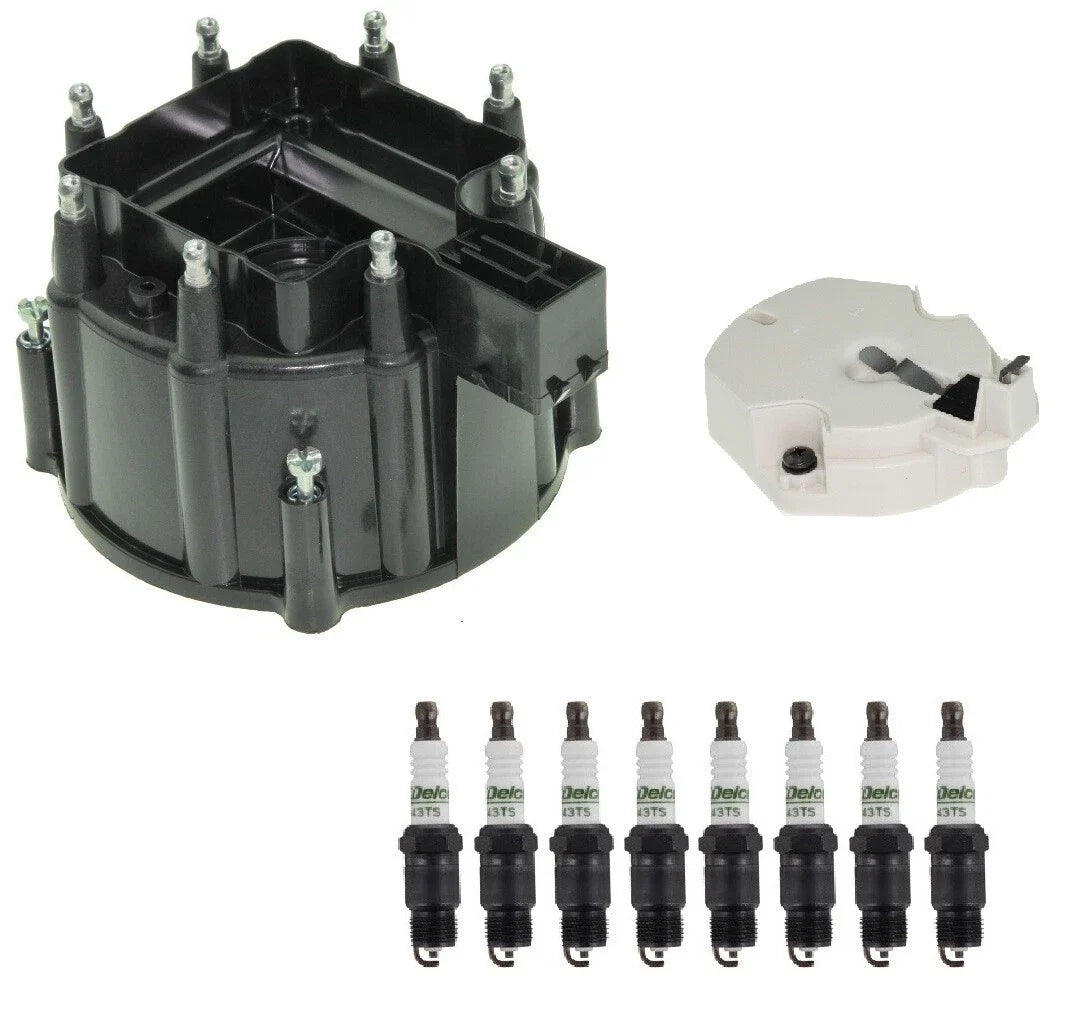 Distributor Rotor Cap & Spark Plugs Kit for Chevy Monte Carlo Caprice (V8)
