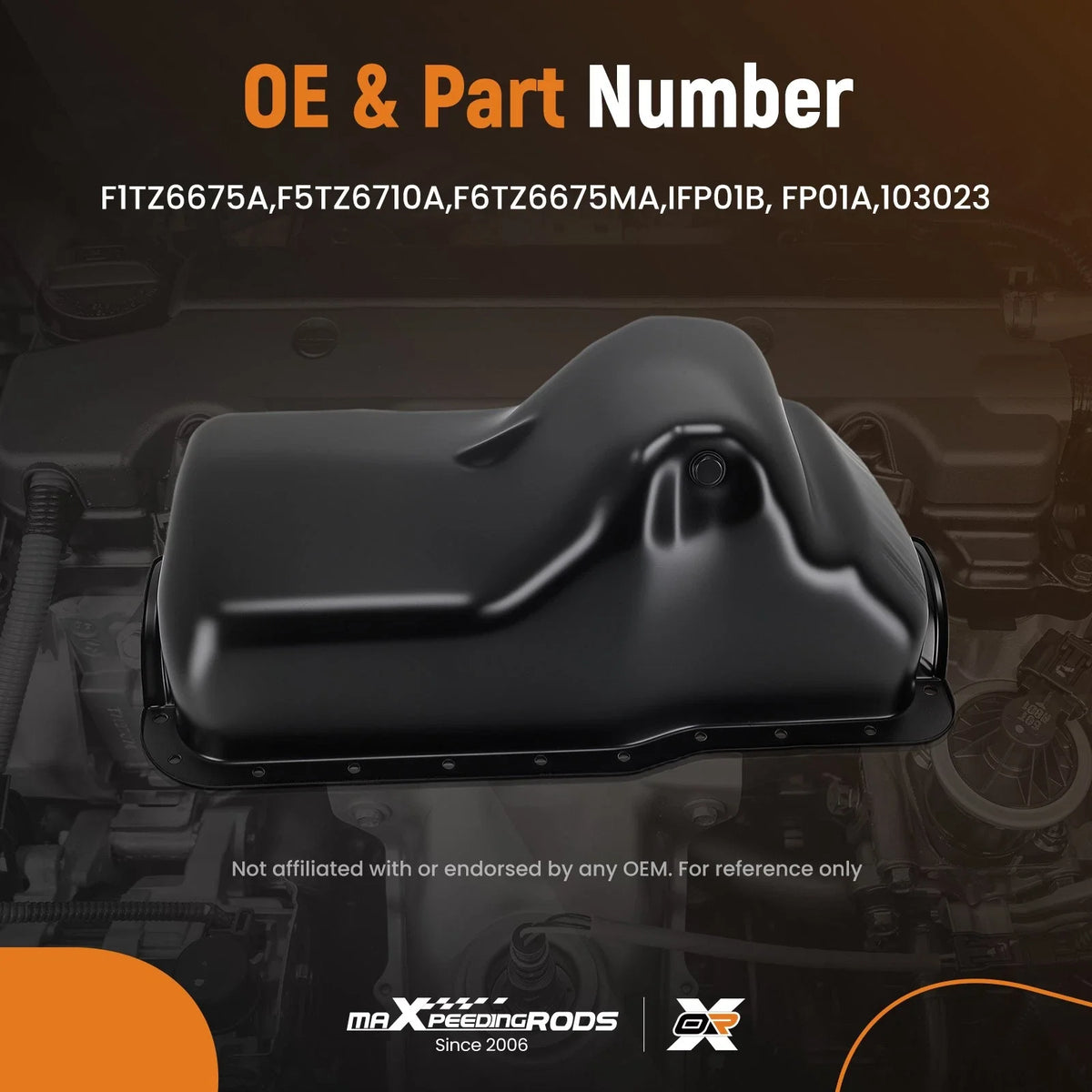 Engine Oil Pan for Ford Bronco F-150 5.0L V8 (1980–1996)