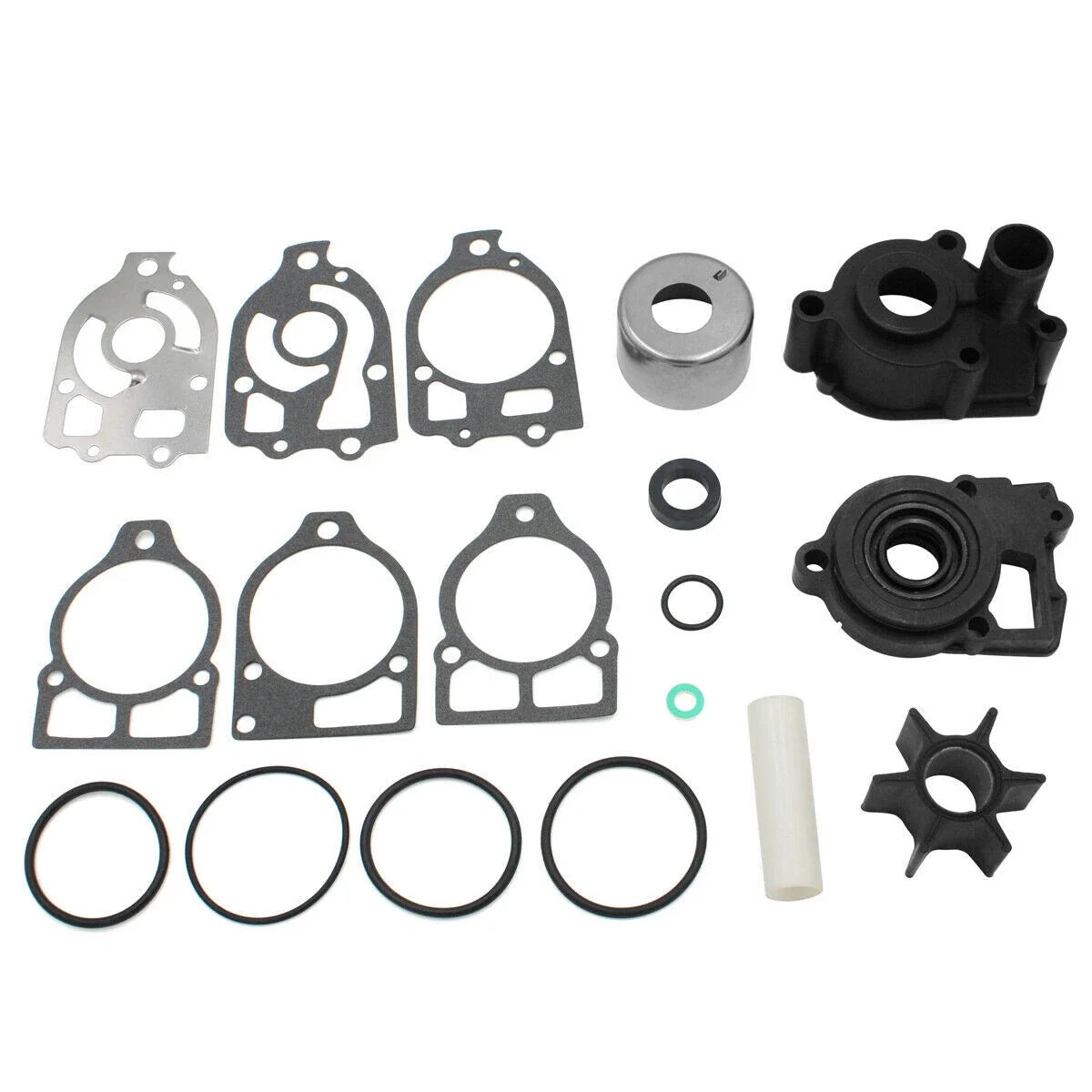 Water Pump Impeller Kit 46-96148A8 46-42579A4 for Mercury V6 150-225 HP (1990–2023)