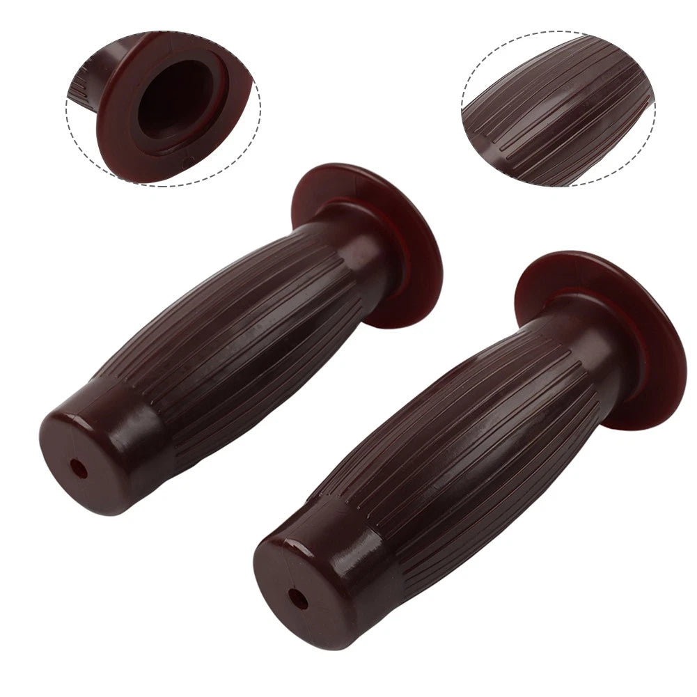 7/8" Easy-Hold Hand Grips for Universal Vintage Motorcycle Handlebars