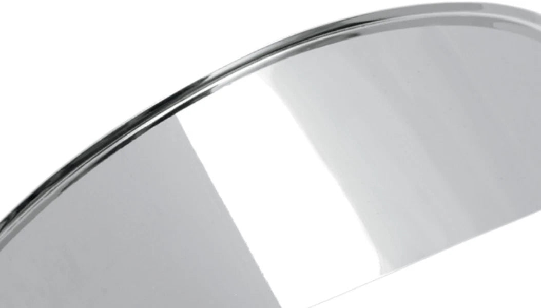 5.75 Inch Chrome Steel Headlight Visor for Harley (2001-0369)