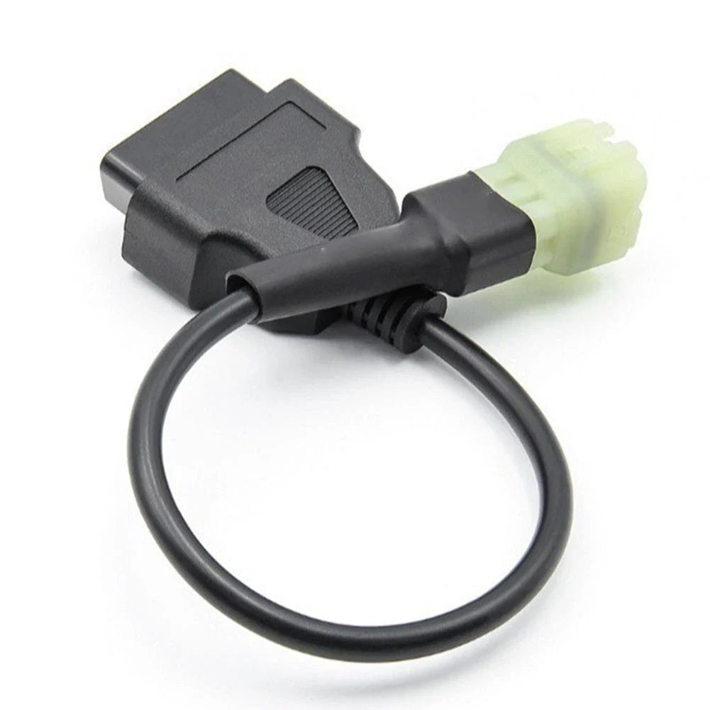 6 Pin to 16 Pin OBD2 Cable for Motorcycle (Code Reader, Monitor Tools)
